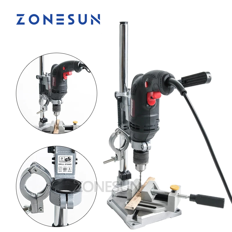Woodworking Drill - ZONESUN With fixed Electric Drill holding