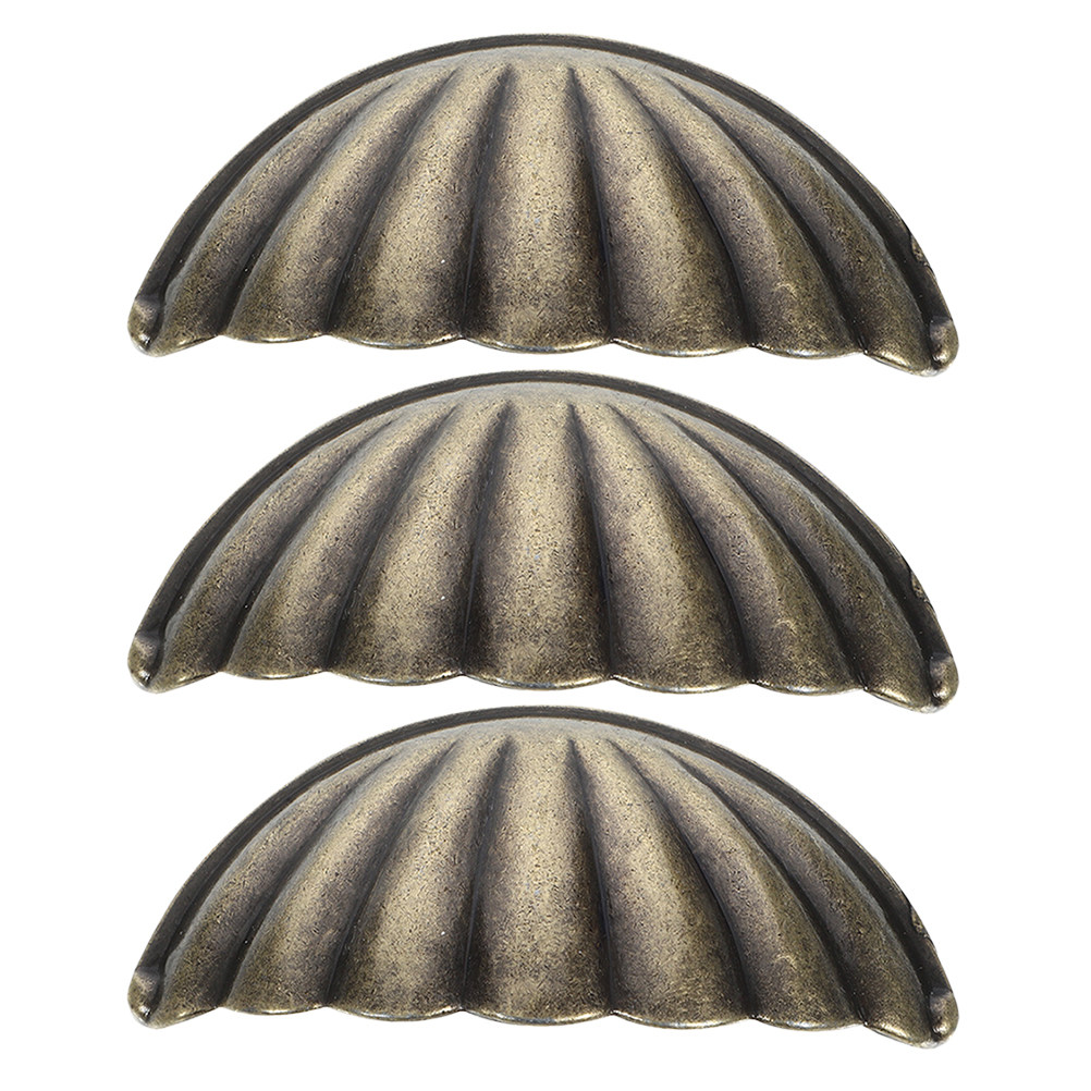 Woodworking Inspiration - 3Pcs Shell Inspired Cabinet Handles Zinc