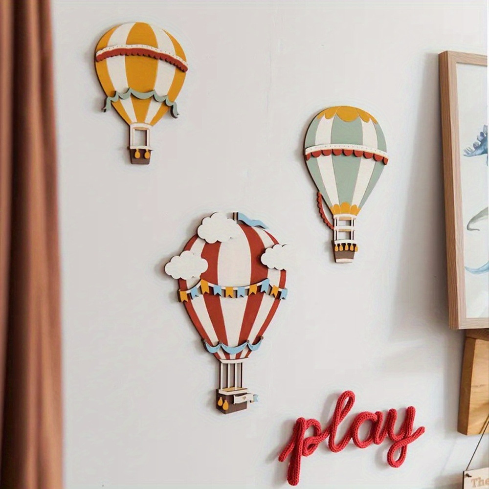 Woodworking Zone - 3D Wooden Hot Air Balloon Decorative