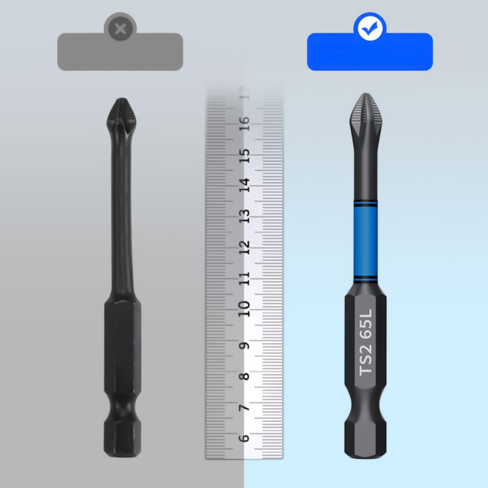 Woodworking Drill - Drill Screwdriver Bit Set 6-Piece Magnetic