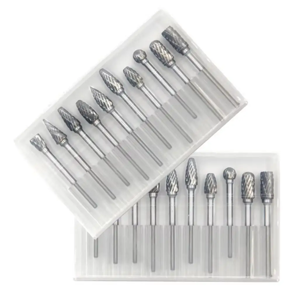 Woodworking Drill - 10PCS Carbide Rotary Burr Set 3mm