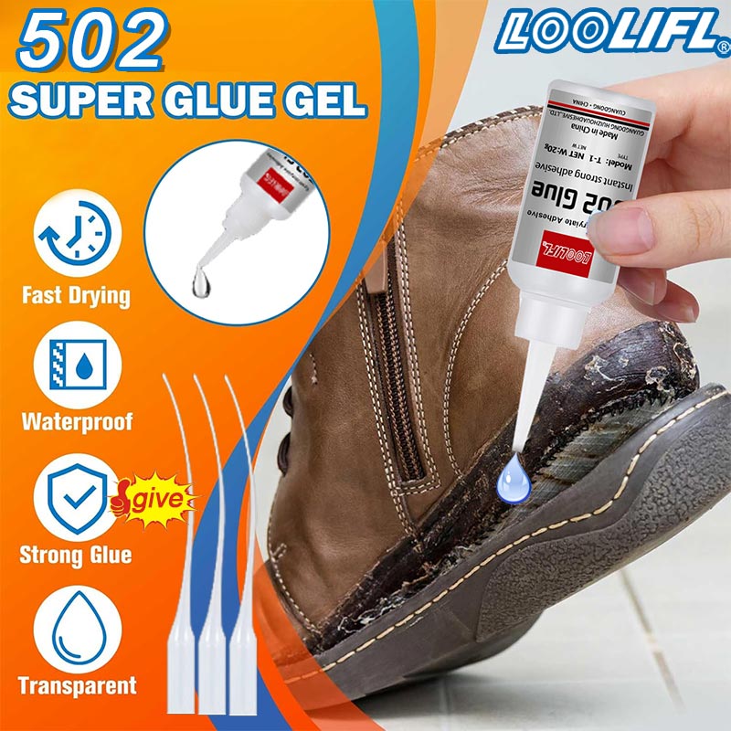 Woodworking Glue - 1-3pcs,20ml,502 super glue, quick-drying cyanoacrylate glue,
