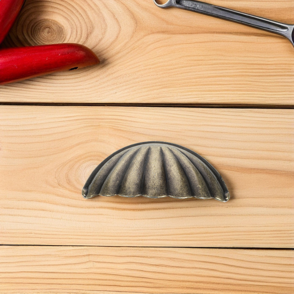 Woodworking Inspiration - 3Pcs Shell Inspired Cabinet Handles Zinc