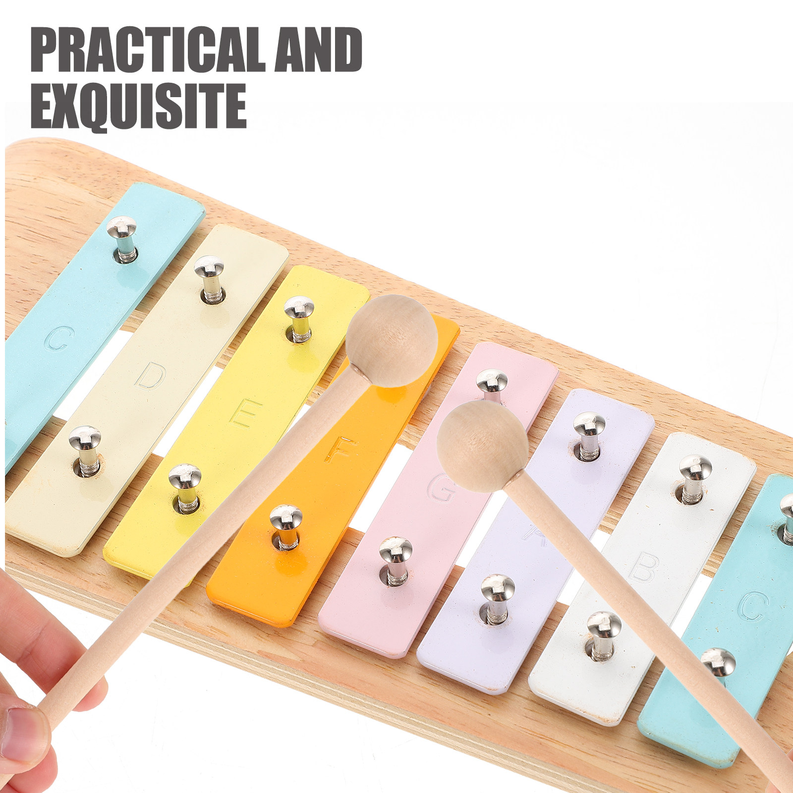 Woodworking Xylophone - 2Pcs Childsafe Wooden Xylophone Mallets 12.18