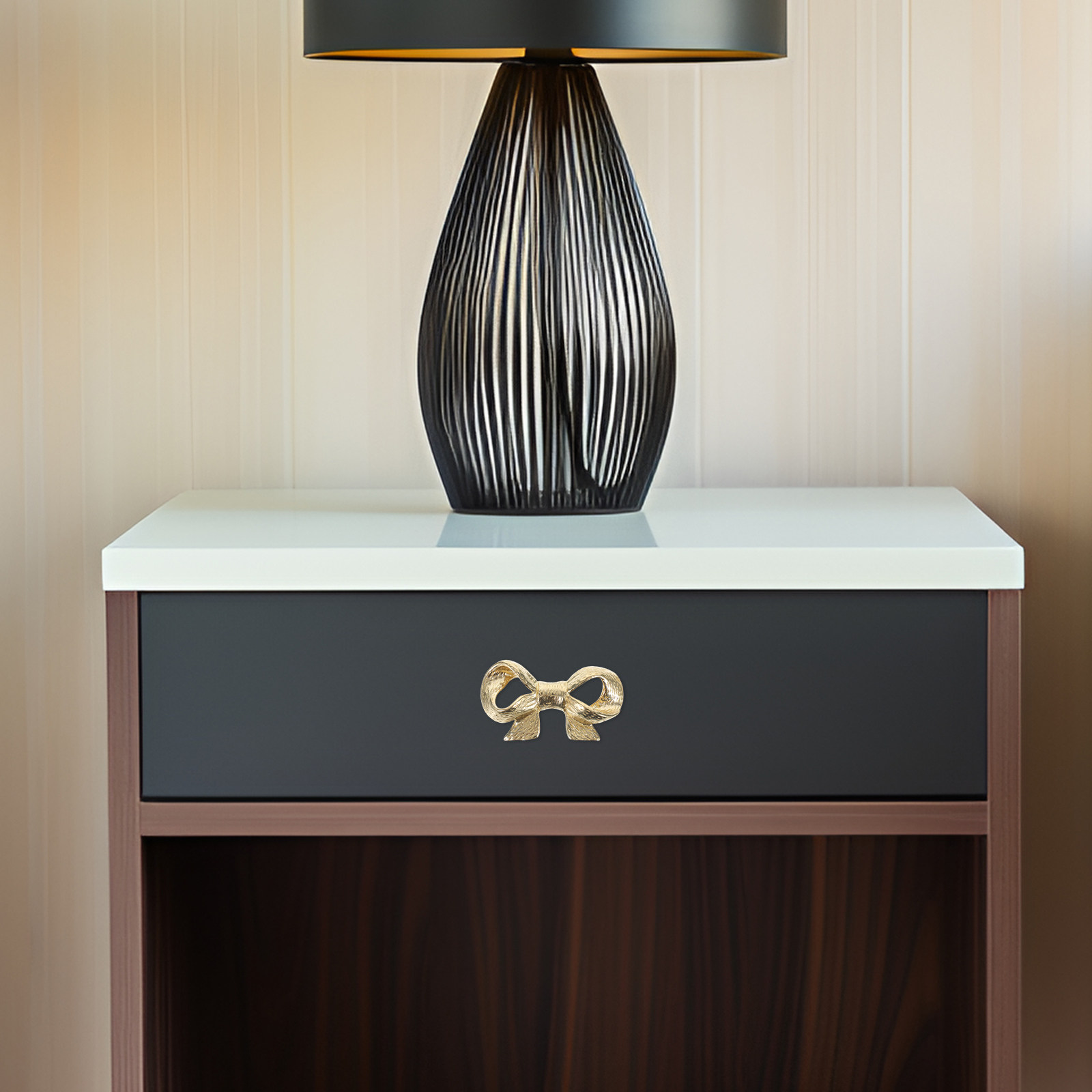 Gold Brass Door Handle Bowknot - Woodworking Inspiration recension och pris