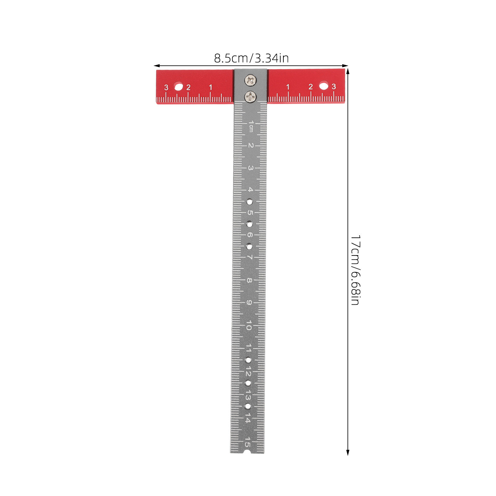 T Ruler Aluminum Alloy Precise - Woodworking Product recension och pris