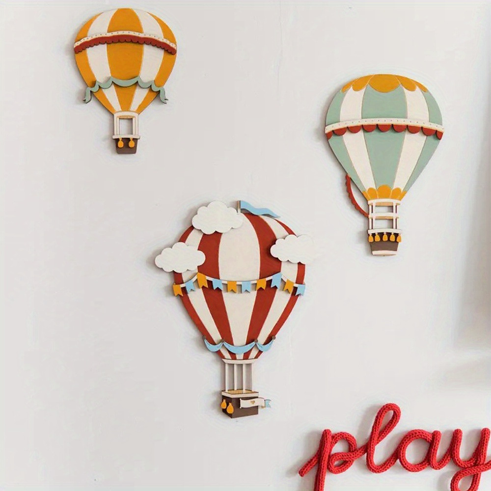 3D Wooden Hot Air Balloon Deco - Woodworking Zone recension och pris
