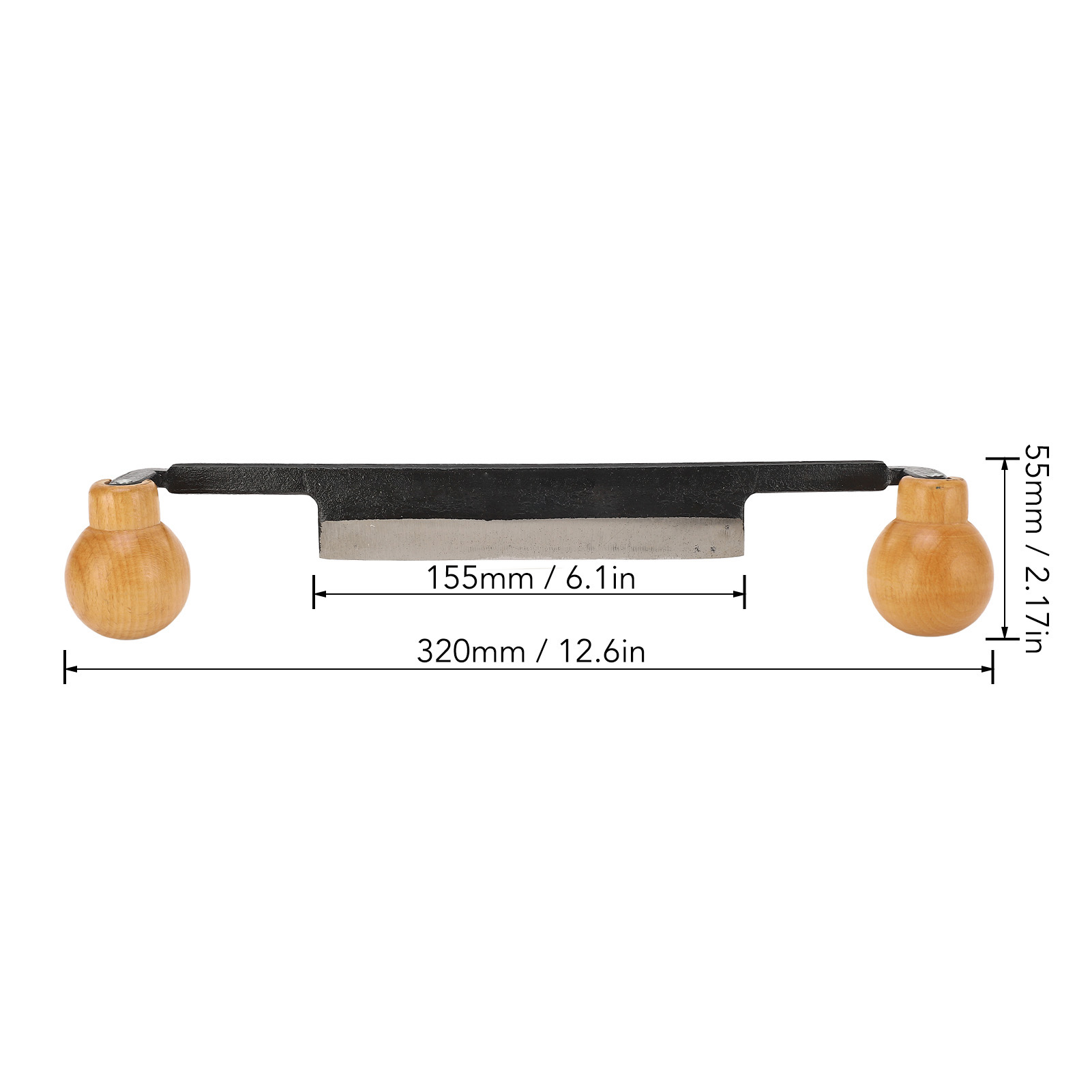 Straight Draw Knife Double Ant - Drawknife Blade recension och pris