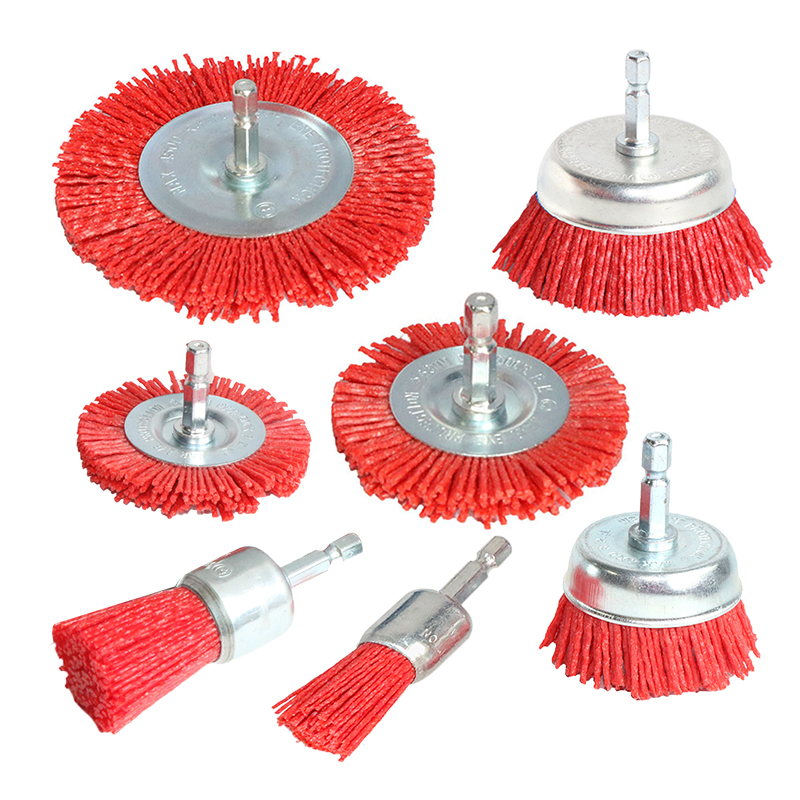 Nylon Cup Brush Abrasive Wire  - Woodworking Drill recension och pris