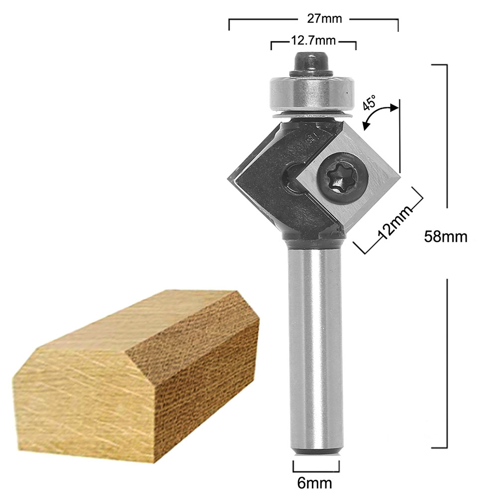 Milling Cutter Router Bit Trim - Woodworking Kickback recension och pris