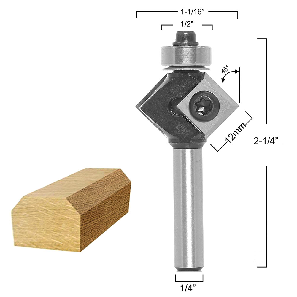 Milling Cutter Router Bit Trim - Woodworking Kickback recension och pris