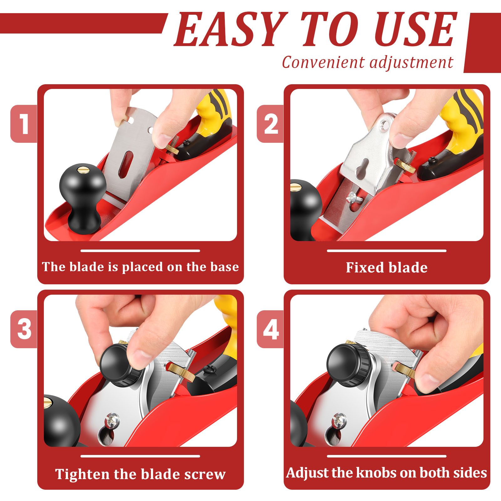 Wood Hand Planer Set Hand Tool - Woodworking Rasp recension och pris