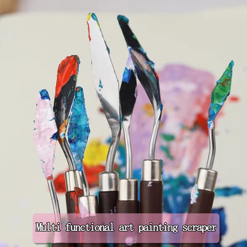​7 PCS Artist Palette Knife Se - Drawknife Blade recension och pris