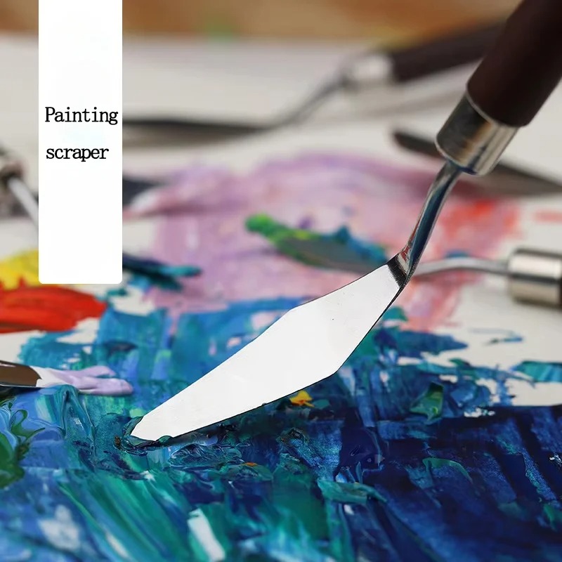 ​7 PCS Artist Palette Knife Se - Drawknife Blade recension och pris
