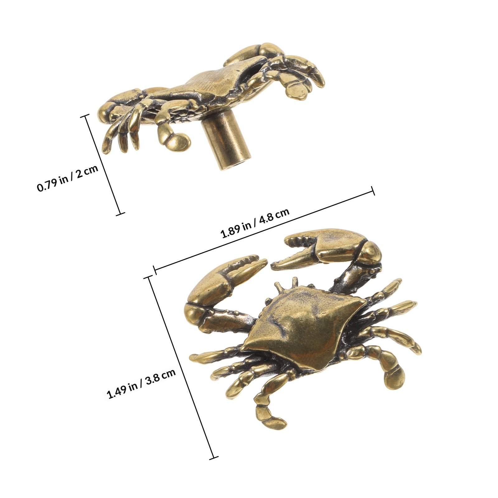 Brass Crab Drawer Pull Handles - Woodworking Inspiration recension och pris
