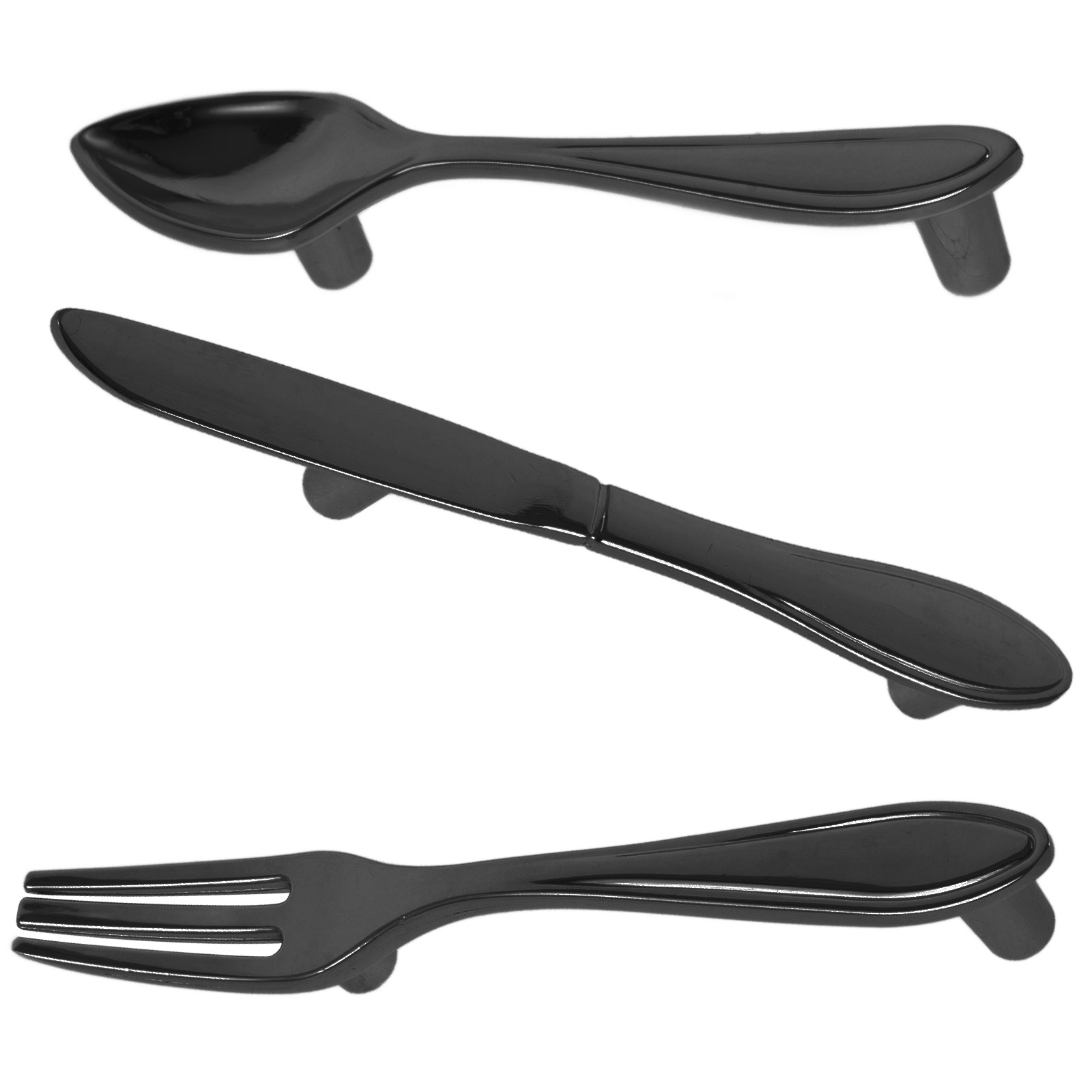 3Pcs Cutlery Inspired Cabinet  - Woodworking Inspiration recension och pris