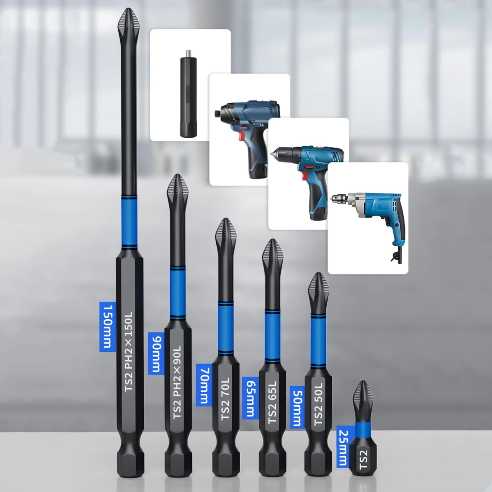 Drill Screwdriver Bit Set 6-Pi - Woodworking Drill recension och pris