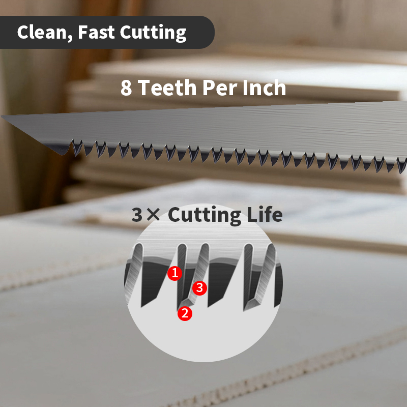 Folding Drywall Jab Saw 8 TPI  - Woodworking Rasp recension och pris