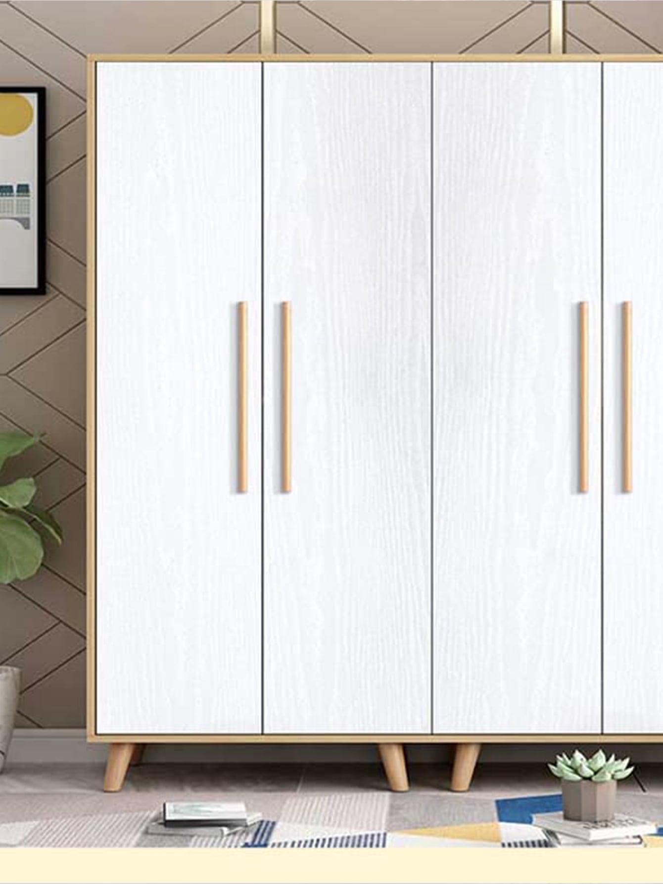 30cm/40cm/50cm vinyl white woo - Woodworking Zone recension och pris