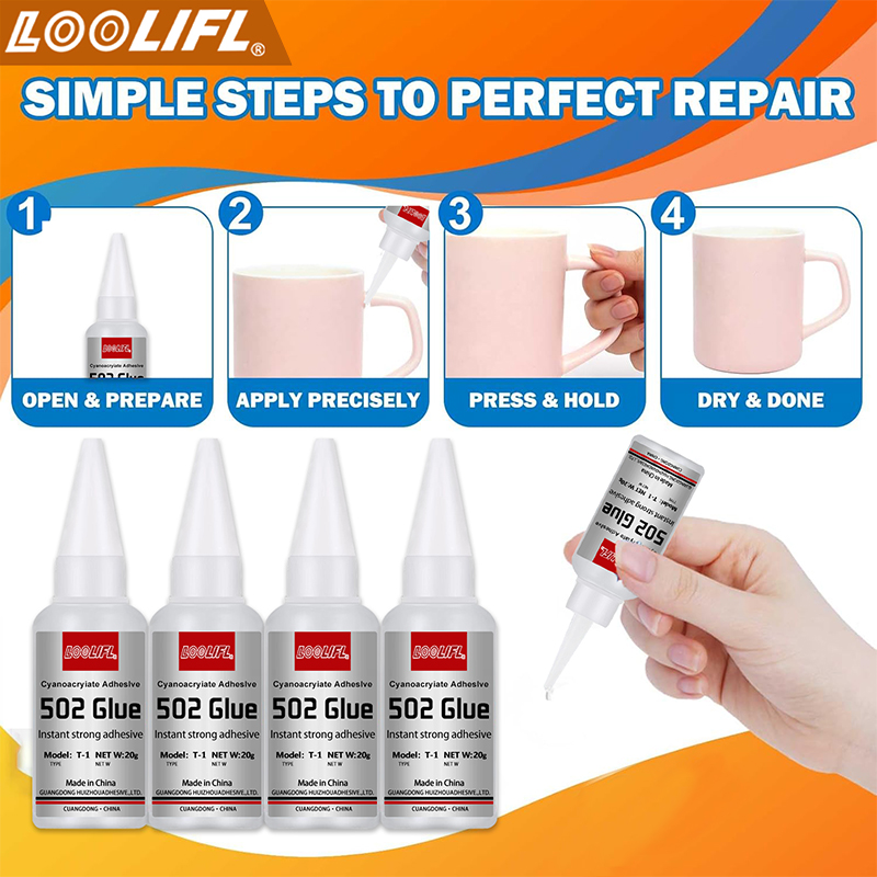 1-3pcs,20ml,502 super glue, qu - Woodworking Glue recension och pris