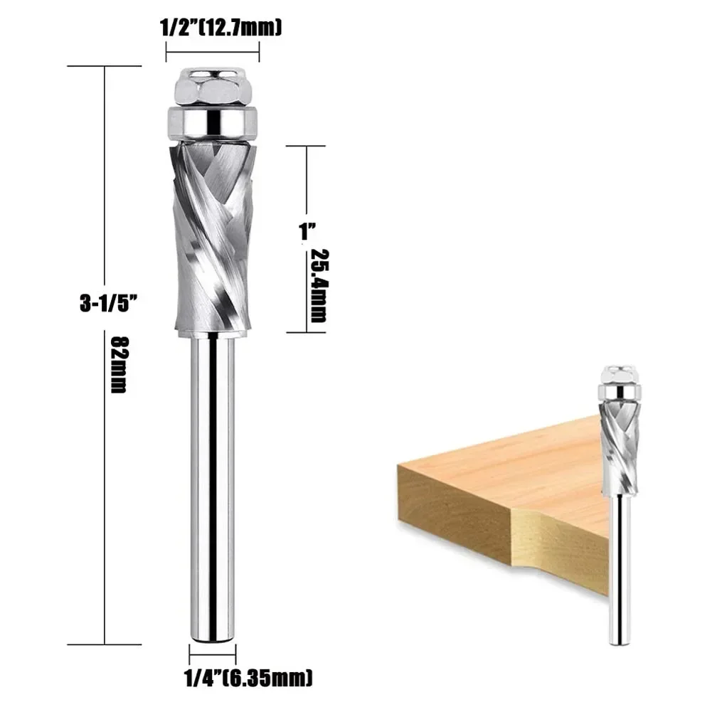 Bottom Bearing Compression Spi - Woodworking Kickback recension och pris