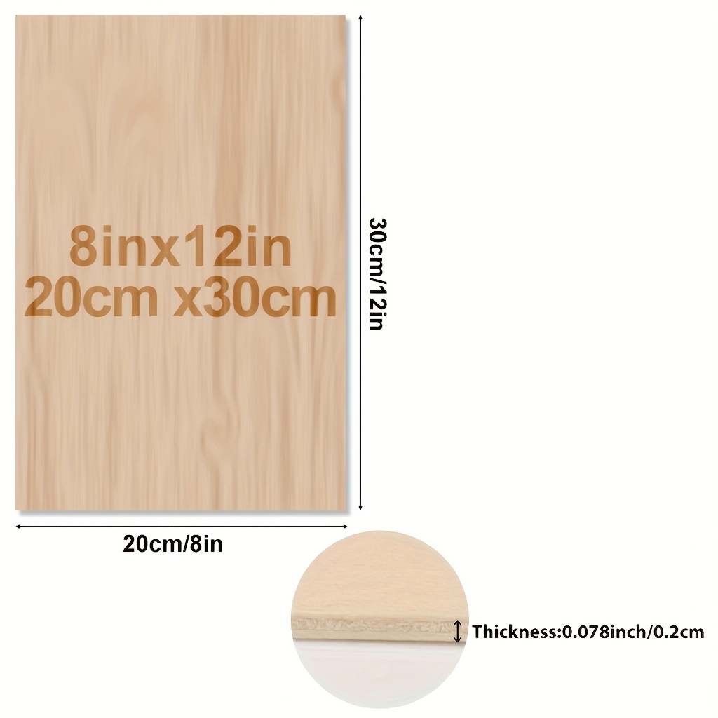 4/8 Pieces of Wood for Crafts  - Woodworking Zone recension och pris
