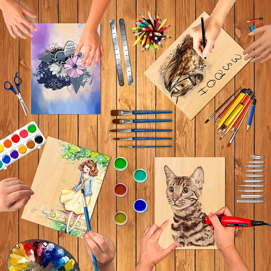 4/8 Pieces of Wood for Crafts  - Woodworking Zone recension och pris