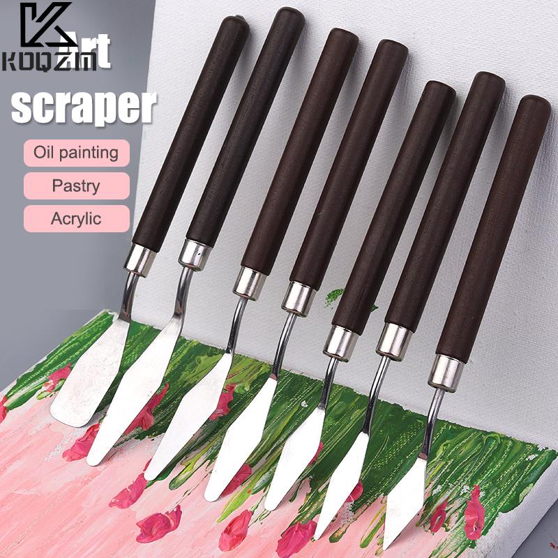 1-7Pcs Stainless Steel Spatula - Drawknife Blade recension och pris