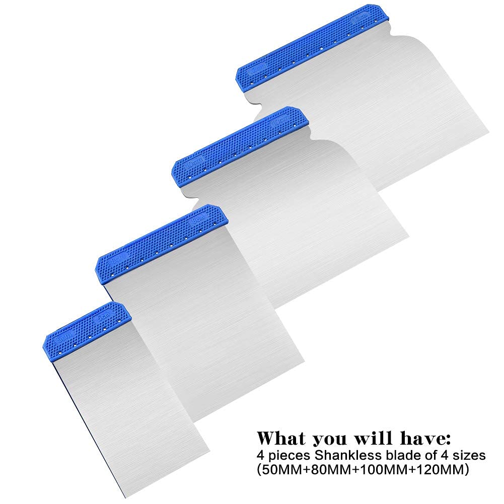 4pcs/Set Scraper Putty Knife B - Drawknife Blade recension och pris